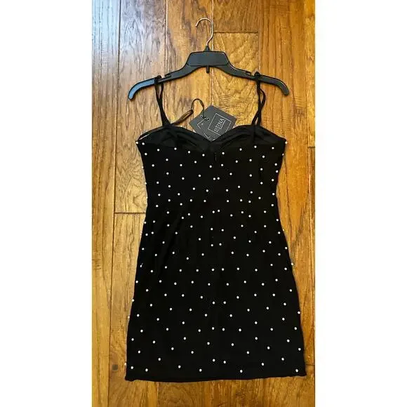 NWT MAC DUGGAL SLEEVELESS PEARL ENCRUSTED SWEETHEART MINI DRESS SZ 2 - Picture 7 of 9